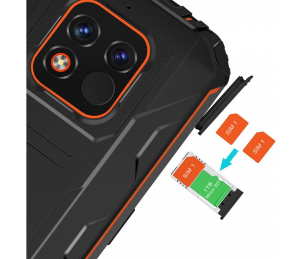 OUKITEL WP18 Pro 4/64GB 12.500mAh pomarańczowy - 1110476 - zdjęcie 3